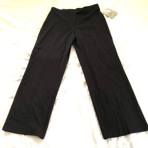 Womens Sag Harbor Dress Pants Black Size 12